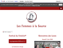 Tablet Screenshot of femininaupaysdelhomme.com